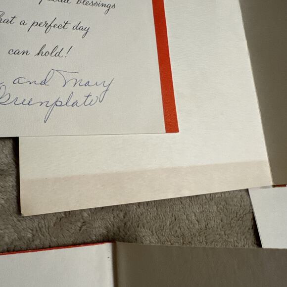 Vintage Lot Of Five Christmas Cards - Picture 4 of 4